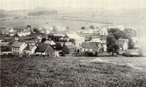 A black & white photo of a younger Belmont.