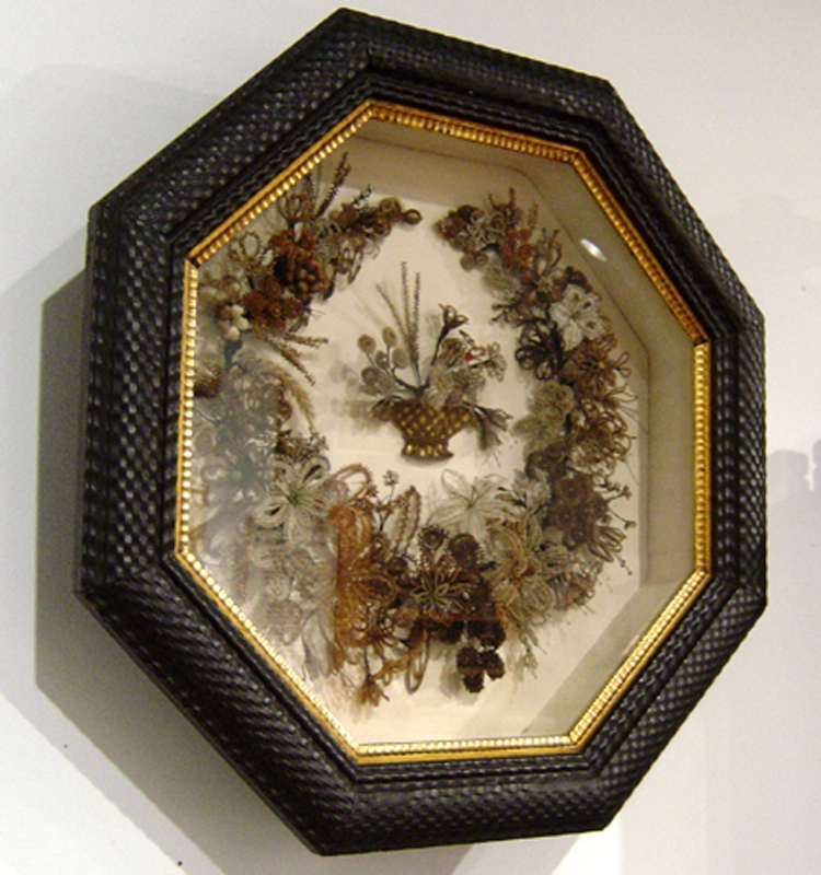 Human Hair Memorial Wreath